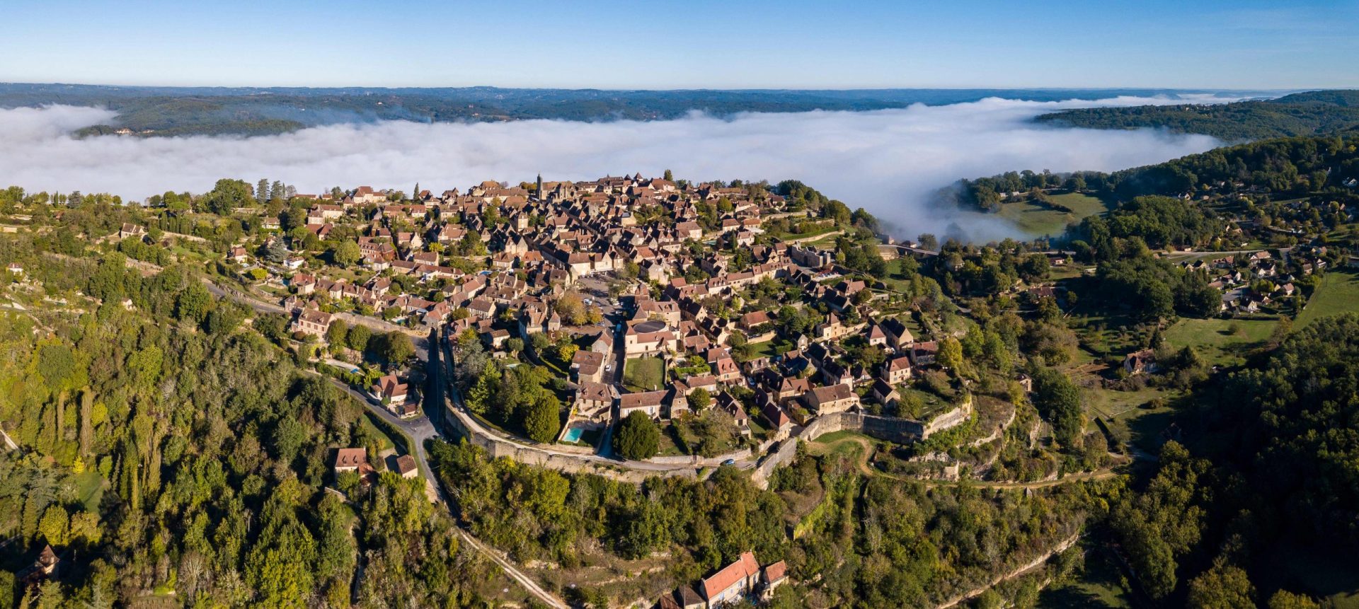 vue Sarlat, Dordogne